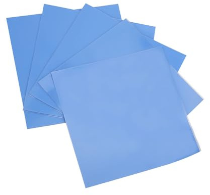 Telituny Almohadillas Térmicas de Silicona, 100x100x0,5 Mm Thermal Pad, 1,5 W/M·K Almohadilla Térmica de Rendimiento, Disipador de Calor, para CPU, GPU, Disipador Térmico, Refrigeración Electrónica