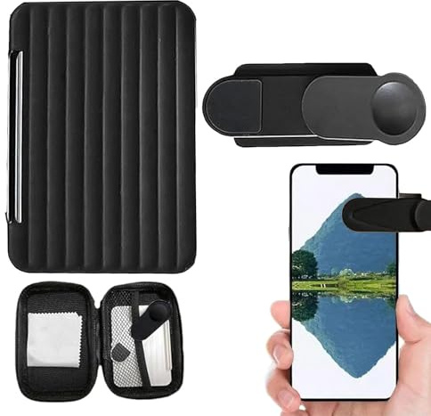 Spiegelreflexion für Telefonkamera, Smartphone-Kamera-Spiegel-Reflexions-Clip-Set, Verstellbarer Handy Reflexions Kamera Clip, Selfie Reflektor, Telefon Foto Zubehör