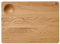 Fiskars Norden Schneidebrett, Groß, 36 x 25,5 x 3,1 cm, Mit Vertiefung, Eichenholz, 1065712