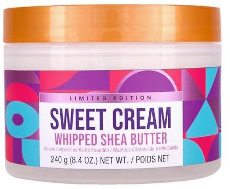 Tree Hut Sweet Cream Whipped Shea Body Butter, 8.4 oz, Lightweight, Long-lasting, Hydrating Moisturizer with Natural Shea Butter for Nourishing Essential Body Care
