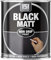 Inspired Essentials 300ml Non Drip Paint Tin Exterior Interior Hard Drying Performance Multi-Purpose Paint Tin for Metal, Wood, Plastic, Walls with Perfect Finish (1, 151 - Black Matt)