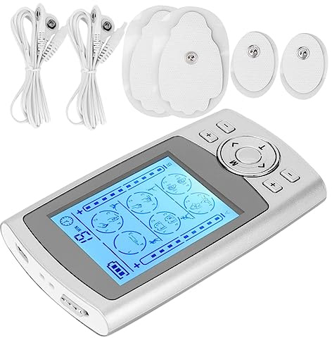 VALICLUD Almohadillas para Máquina de Masaje Muscular 24 Modos, Material Abs y Goma, de Circulación Sanguínea, Uso en Pies y Espalda en Casas y Centros de Masaje