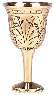 XXSC-ZC Copa de Vino de Cobre Puro, Licor, Jerez, Ron, Whisky, latón Tallado Pequeña Copa de Vino, Copa de Vino clásico, Regalo Creativo Hecho a Mano