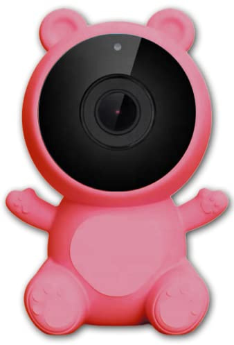 E.M.Y. Design Smart Baby Monitor Video e Audio WIFI, Rosa