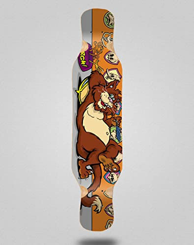 Urgh Skateboard Longboard Deck 46 x 10 Killer Orange