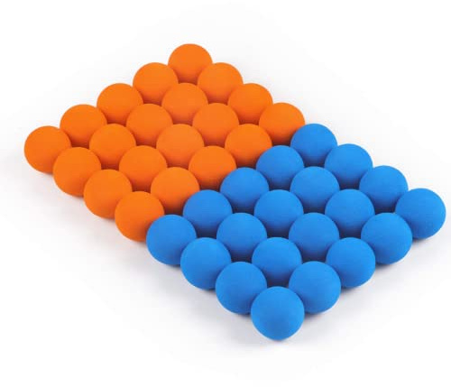 DX DA XIN 40PCS Munizioni in gommapiuma Proiettili di Schiuma per Pistole Giocattolo 2.7CM