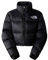 North Face The Nuptse Short Giacca di piumino da donna Tnf Black/Tnf Black L
