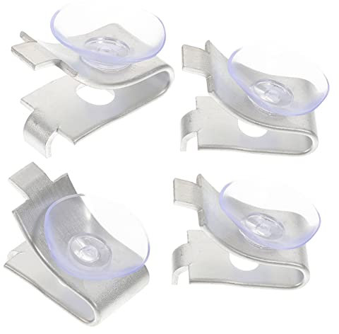 DECOMELODY 20 Stück Regale Montage Garage rustikal Lagerung einstellbar groß Glasregalhalter Regalklammern aus Metall Schrank Regal Clips Stützclips für Schrank Glashalterung Aluminium Silver