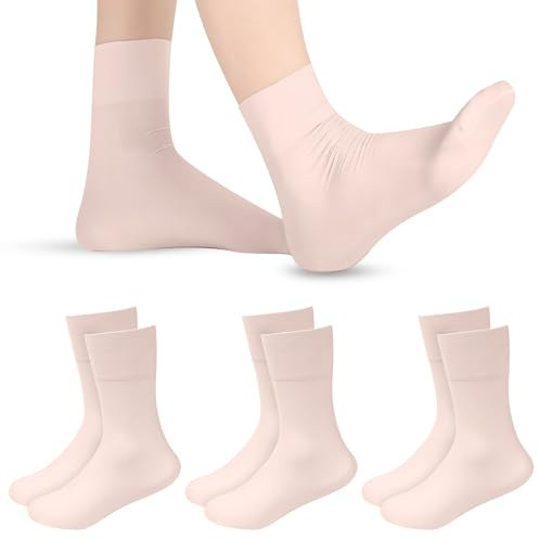 Leikedun 3 pares de calcetines de ballet para niños, transpirables, para danza al tobillo, esenciales, para niñas, ballet, clic, jazz, gimnasia, danza moderna