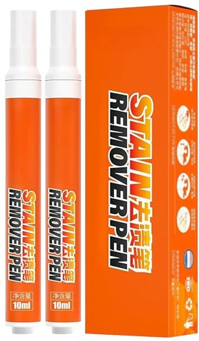 Stain Remover Pen, Instant Stain Treater - Remove Stains from Clothes, Quick Effect & Drying, Travel & Pocket Size Stains Pen (2 PCS)