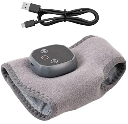 Djowyh Appareil De Massage Pour Pieds - 4 Niveaux De Chaleur Pour Massage Des Pieds,Enveloppe Chauffante Sans Fil Pour Cheville Mollet Genou - Relaxation Détente Pour Soins Personnels