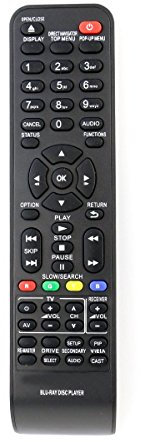 ALLIMITY Remplacer Télécommande N2QAYB000380 fit pour Panasonic Blu-Ray DVD Player DMP-BD60EG DMP-BD80EB DMP-BD80EG DMP-BD80 DMP-BD60EF DMP-BD60EB