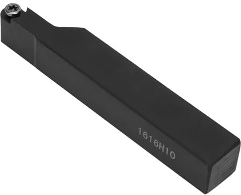 10 piezas Herramienta de torneado de torno, RPMT10T3MO inserta cuchillas + SRAPR1616H10 Soporte de herramienta de torneado de torno + llave de 1 pieza