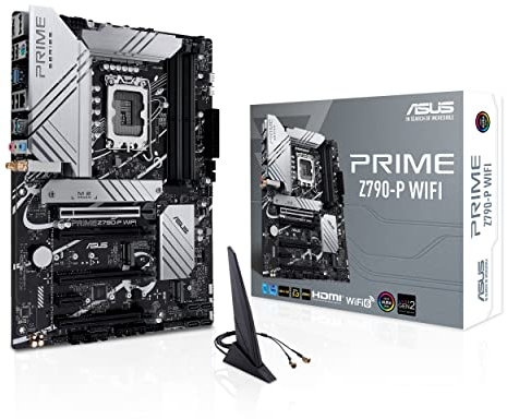 ASUS Prime Z790-P WiFi LGA 1700(Intel® 13th &12th Gen) ATX Motherboard (PCIe 5.0,DDR5,14+1 Power Stages,3X M.2,WiFi 6,Bluetooth v5.2,2.5Gb LAN, Front Panel USB 3.2 Gen 2 Type-C®, Thunderbolt™ 4/USB4)