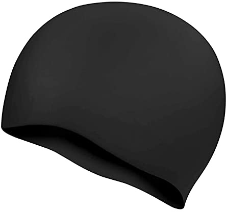 Unisex Athletic Swim Cap Silicone Swimming Caps for Women Men Sports Bathing Cap