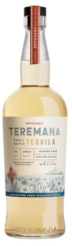Teremana Reposado Tequila – 1 x 0,7l Small Batch Tequila – 40% Vol. – 100% reife Blaue Weber Agave – Reich an gerösteter Agave, Eiche und tropischen Früchten – Von Hand hergestellt