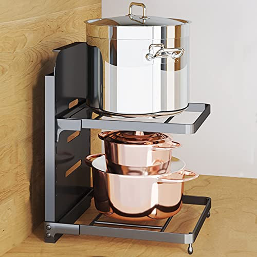 Scaffale portaoggetti da cucina per riporre sotto il lavello, multiuso, estensibile, per pentole, utensili e altro ancora, soluzione di archiviazione bianca