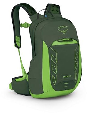 Osprey Boys' Talon Jr Lightweight Hiking Backpack, Green Canopy, One Size