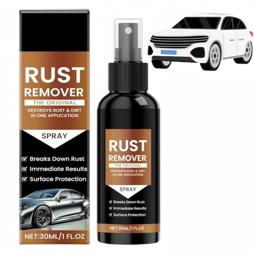 Rust Remover Spray,Multipurpose Rust Stain Remover Spray,R/ust Converter S/pray,Car Scratch R/emover,R/ust R/emover for Metal,Iron Stain Cleaner for Multiple Surfaces,Stain Re/mover,Ru/st Sp/ray