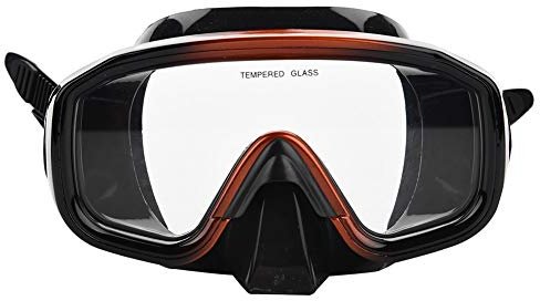 Set di attrezzatura da snorkeling per adulti, occhiali da nuoto a vista ampia subaccompulla maschera set con lenti in vetro temperato a secco per il nuoto immersioni ricreative