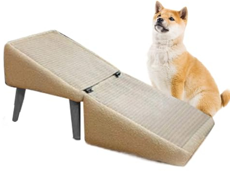 Rampa para perros, sofá, cama, rampa de madera, antideslizante, escalera para perros, plegable, multifuncional, escalera para gatitos, antideslizante, rampa para mascotas para perros pequeños y perros