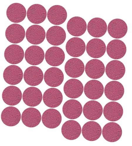 TEHAUX 50pcs Pedicure Polishing Pads 25mm 180 Grit Electric Foot Callus Remover Exfoliating Sanding Discs Replacement for Manicure and Foot Care