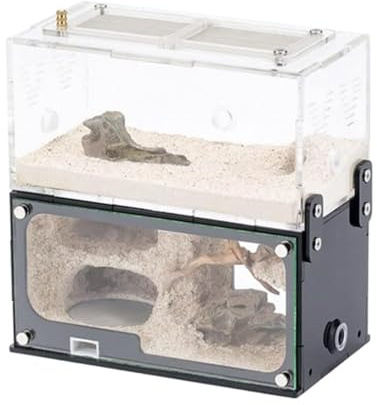 Nido Hormigas Casa Insectos Pet Granja De Hormigas Hormigón con Área Caza, Expansión Vertical Ilimitada, Nido, Taller Hormiguero para Mascotas, Castillo Kit Hormiguero(15cm)