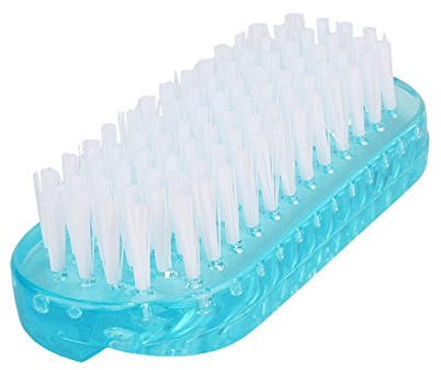 Andux Zone Hand & Nail Cleaning Brush Plastic MJS-01 (Blue 2pcs)
