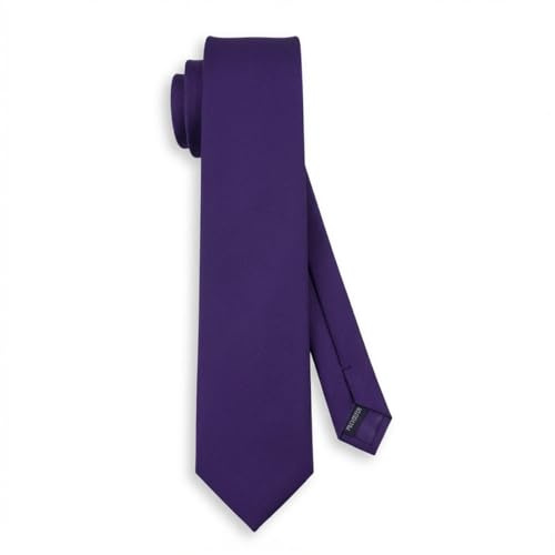 TigerTie - corbata de diseño en unicolor azul-lila-violeta