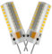 BQHY G6.35 GY6.35 AC/DC 12V 3W G6.35 LED-Glühlampe Warmweiß 2800K-3000K Bipin Sockel JC Typ 15-30W Halogen-Ersatz LED G6.35 LED / GY6.35 LED Birne(2-Packs,Nicht Dimmbar)