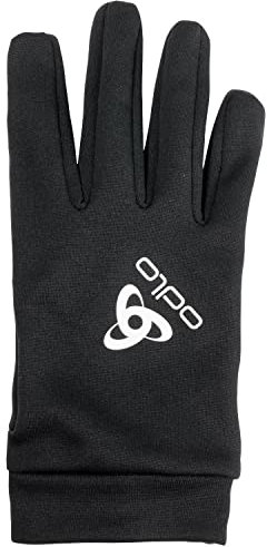 Odlo Unisex Handschuhe mit E-Tip STRETCHFLEECE LINER ECO, black, S
