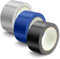 Zamety Nastro Adesivo Extra Forte, 3 Rotoli Nastro Telato, 5cm x 10m Nastro Adesivo Telato, Nero Argento Grigio Blu Nastro Sigillante Impermeabile, Duct Tape per Carpets, Sigillatura, Riparazione