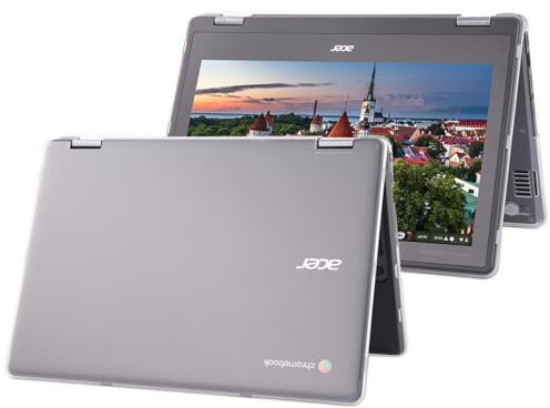 mCover Funda rígida solo compatible con computadoras portátiles 2 en 1 Acer Chromebook Spin 511 R756T Series 2023 ~ 2024 de 11.6 pulgadas (no compatible con ningún otro modelo Acer), transparente