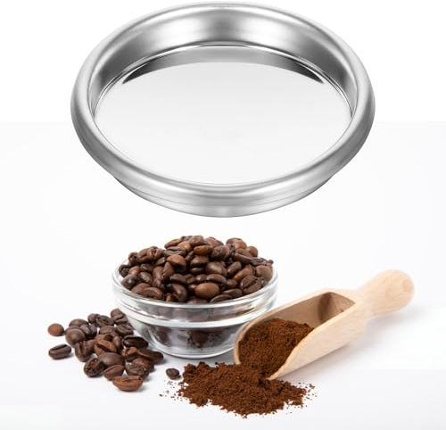 Coffee Machine Backflush Blind Filter 58mm Stainless Steel Insert Espresso Machines Basket Disc Metal Back Flush Bowl Classic Cleaning Portafilter Backwash Coffee Maker Accessories