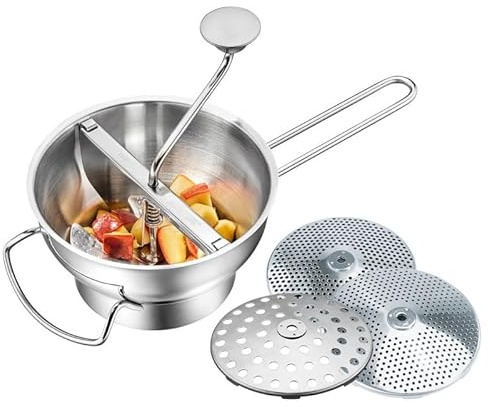 Moulin à légumes FLOTTE LOTTE®, avec 3 disques perforés (1 mm, 3 mm, 8 mm)