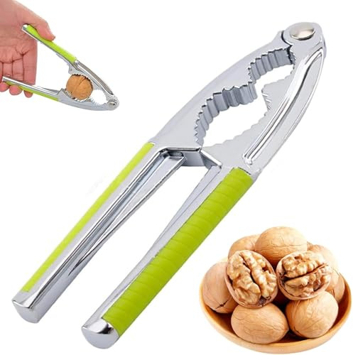 QckZee 5PCS Nussknacker, Hochwertiger Nussknacker Für Walnüsse Und Haselnüsse, Ergonomischer Griff Für Einfaches Knacken, Ideal Für Haushalt Und Küche, Robust Und Langlebig