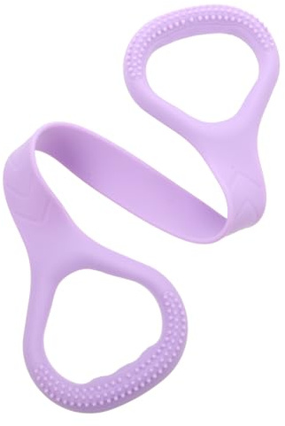 HOLIDYOYO Banda de Resistencia Mujeres Cuerda de Tensión para Entrenamiento de Flexibilidad Banda Fitness Multifuncional para Yoga Pilates y Ejercicio de Brazos y Espalda Color Púrpura