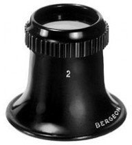 BERGEON 4902-1 Aplanatische Brille, 10-fache Vergrößerung, HE4902-1