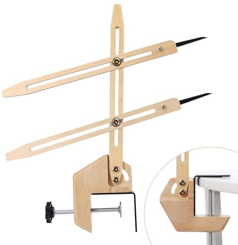 BKALEME Pottery Throwing Gauge, 2 Ways to Install, Compact Clip-on Pottery Throwing Stick, Pottery Ceramics Clay Tool for Making Repeat Forms, for Pottery Wheel & Forming Machine