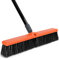 TreeLen 18 inch Push Broom Outdoor - Heavy Duty Broom for Driveways, Sidewalks, Patios and Deck Cleans Dirt, Debris, Sand, Mud, Leaves and Water-18 Wide Bristles