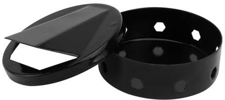 HANABASS Boîte Fumage Barbecue Acier Inoxydable Résistante Haute Température Plateau de Fumage pour Viande Bbq Facile à Nettoyer et Ajouter ou Accessoire Barbecue et Sécurisé