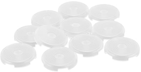 aqxreight 18 Pezzi di Ricambio per Joystick, Coperture Meccaniche da Gioco con Diametro di 25,3 Mm, Bianco Satinato e Tastiere Varie, casuali. Cappucci di Ricambio per Joystick.Coperchi di per (#13)