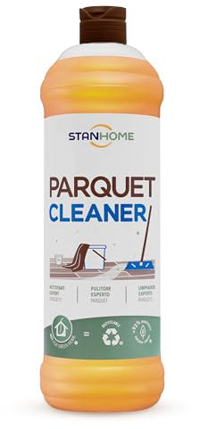 STANHOME | Pulitore Esperto Parquet, PARQUET CLEANER, Detergente Parquet, Sgrassa e Mantiene Brillantezza, Senza Risciacquo, 1000 ml
