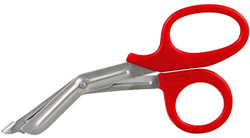 SANISMART Tijeras universales para vendajes (19 cm), color rojo