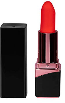 EIS Minivibrator im Lippenstift-Design | Hochwertiger Lippenstift-Vibrator | Wasserdicht (IPX7) und Wiederaufladbar | 10 Vibrationsprogramme für diskrete Stimulation | 9 cm