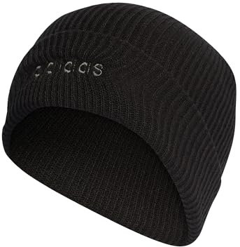 adidas Unisex Classic Beanie, Black/Grey Six, M