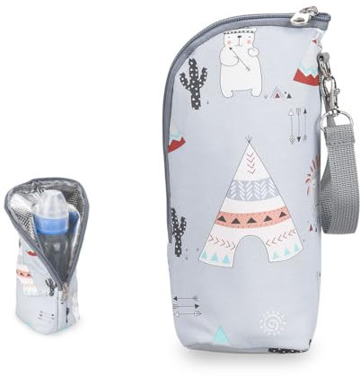 IUDWCG 1 Pcs Borsa di isolamento per biberon, borsa portatile per passeggino all'aperto in viaggio