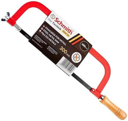 SCHMITH Metallsäge Eisensäge Werkstattsäge Handsäge Bügeleisensäge Eisen Metall 300mm