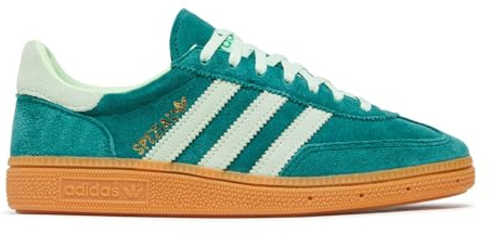 Adidas Handball Spezial Damen Sneaker, Collegiate Green Semi Green Spark Gum, 40.5 EU