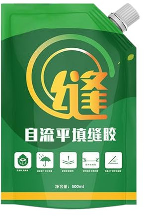 Sellador de pared - Adhesivo de relleno de espacio | Compuesto de sellado de grietas | 500 g de agente impermeable interior y exterior | Sellador de unión de techo de largo y duradero para el techo de